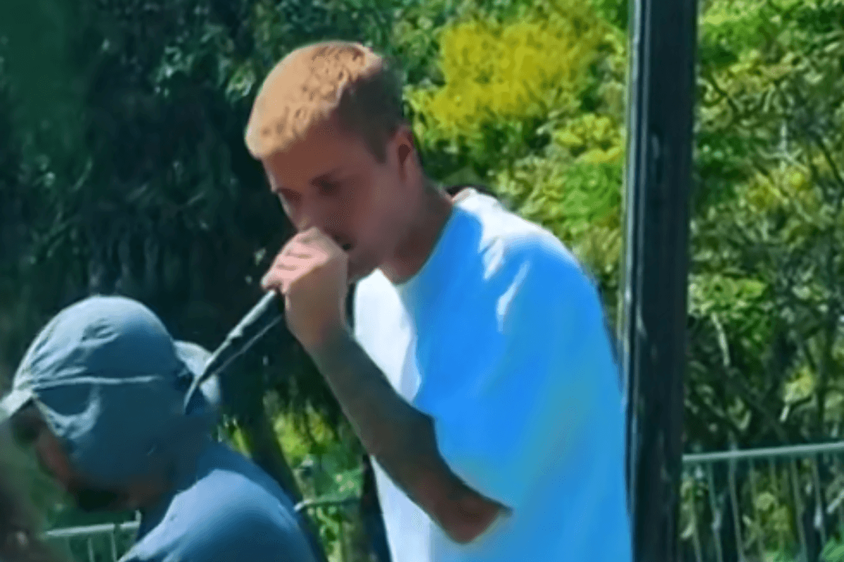 Justin Bieber revoluciona Los Ángeles con un concierto improvisado y gratuito en un parque
