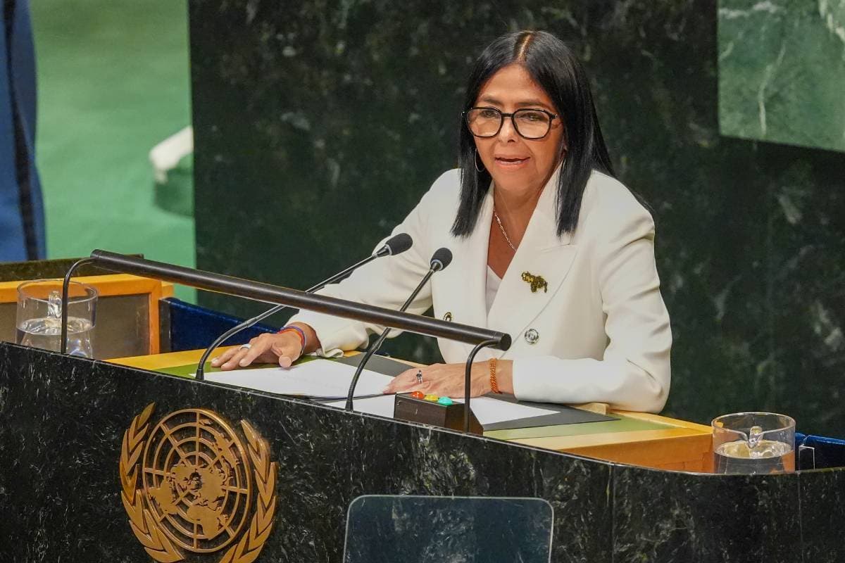 Delcy Rodríguez en la ONU: "en Venezuela habrá elecciones, pero una elección debe ser una solución no un generador de conflictos irreconciliables"