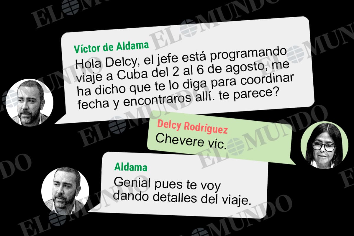 Aldama gestionó una reunión secreta de Ábalos con Delcy en Cuba