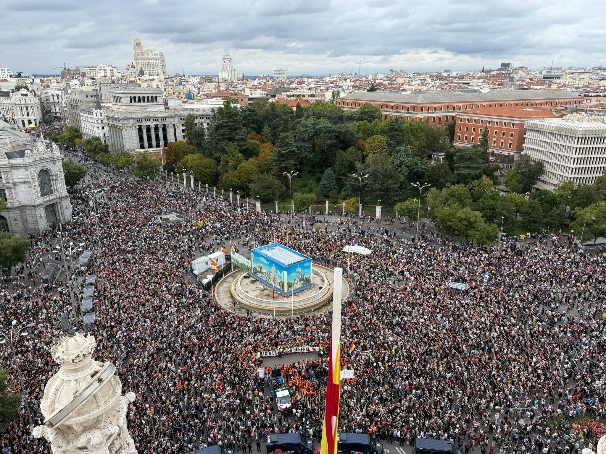 Un clamor por la vivienda saca a decenas de miles de manifestantes en España y exige una huelga general: "No va de ideología, sino de decencia"