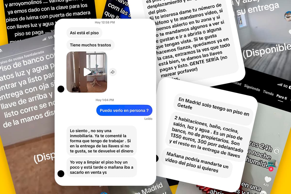 La mafia de los okupas se extiende por TikTok: "Te abro el piso por 1.500 euros. Te pides un Glovo y nadie te va a echar"