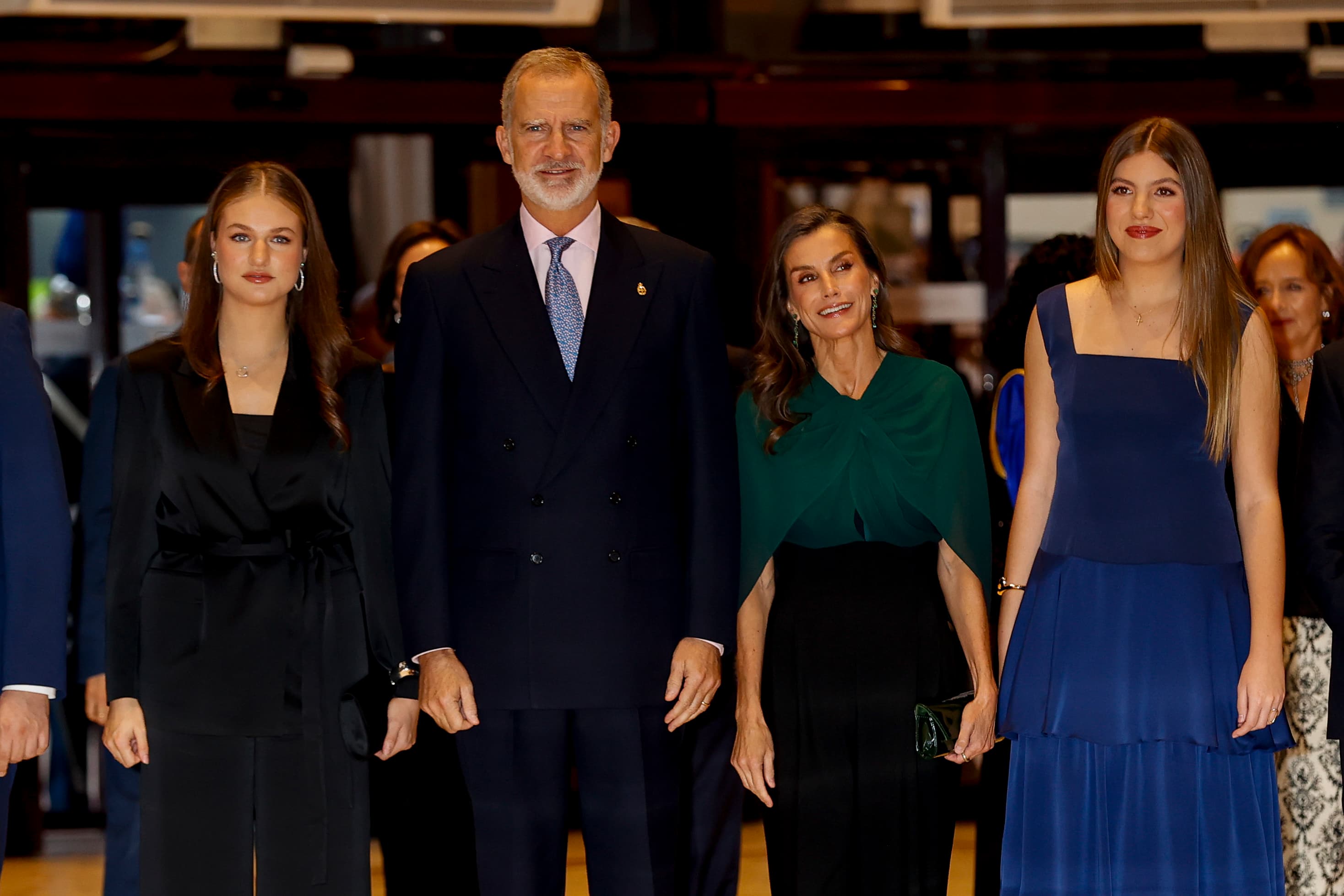 Los Reyes y sus hijas se empapan de Mendelssohn y Gutenberg en el concierto previo a los Princesa de Asturias