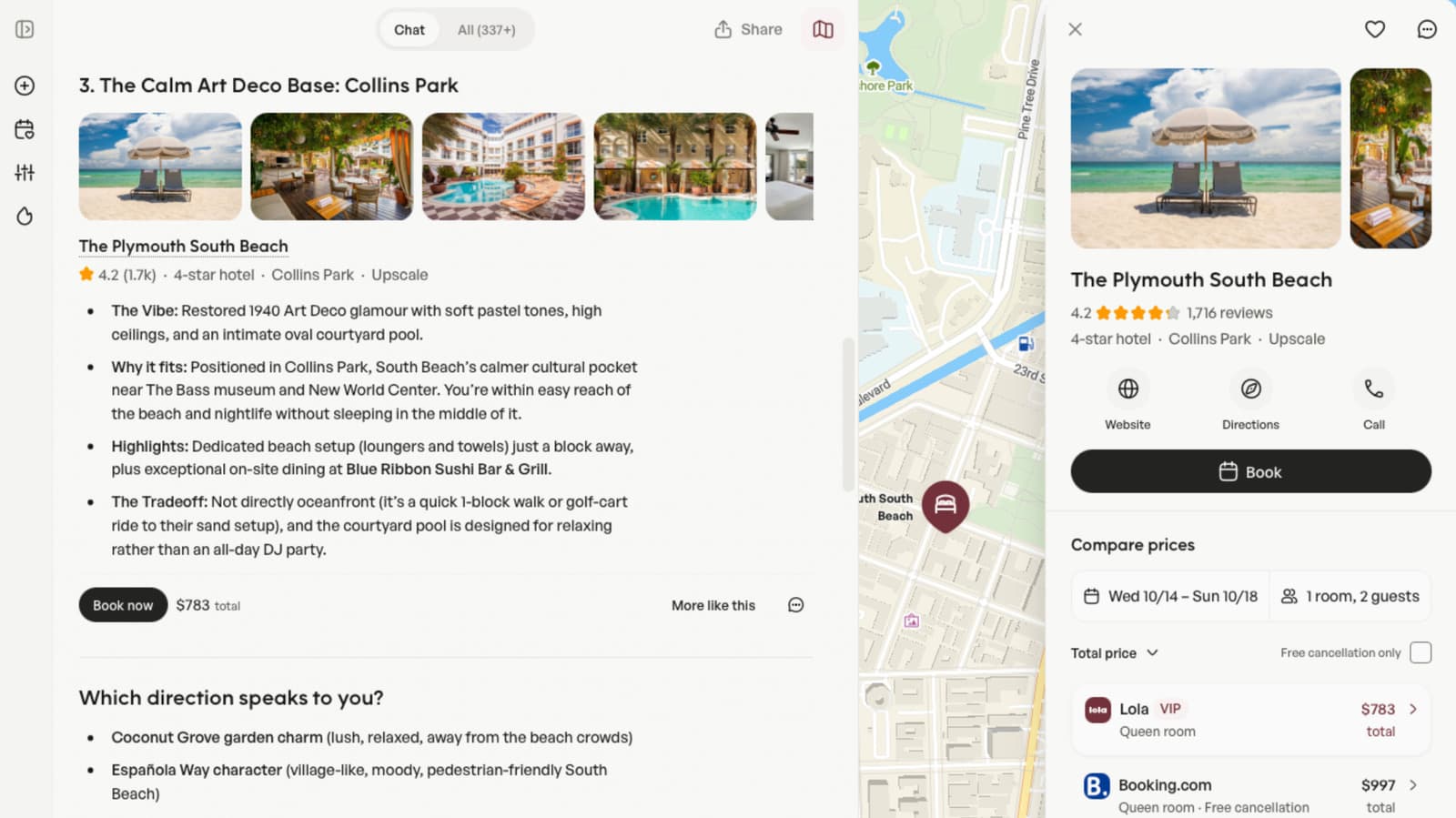 Lola is Booking.com's new AI travel agent