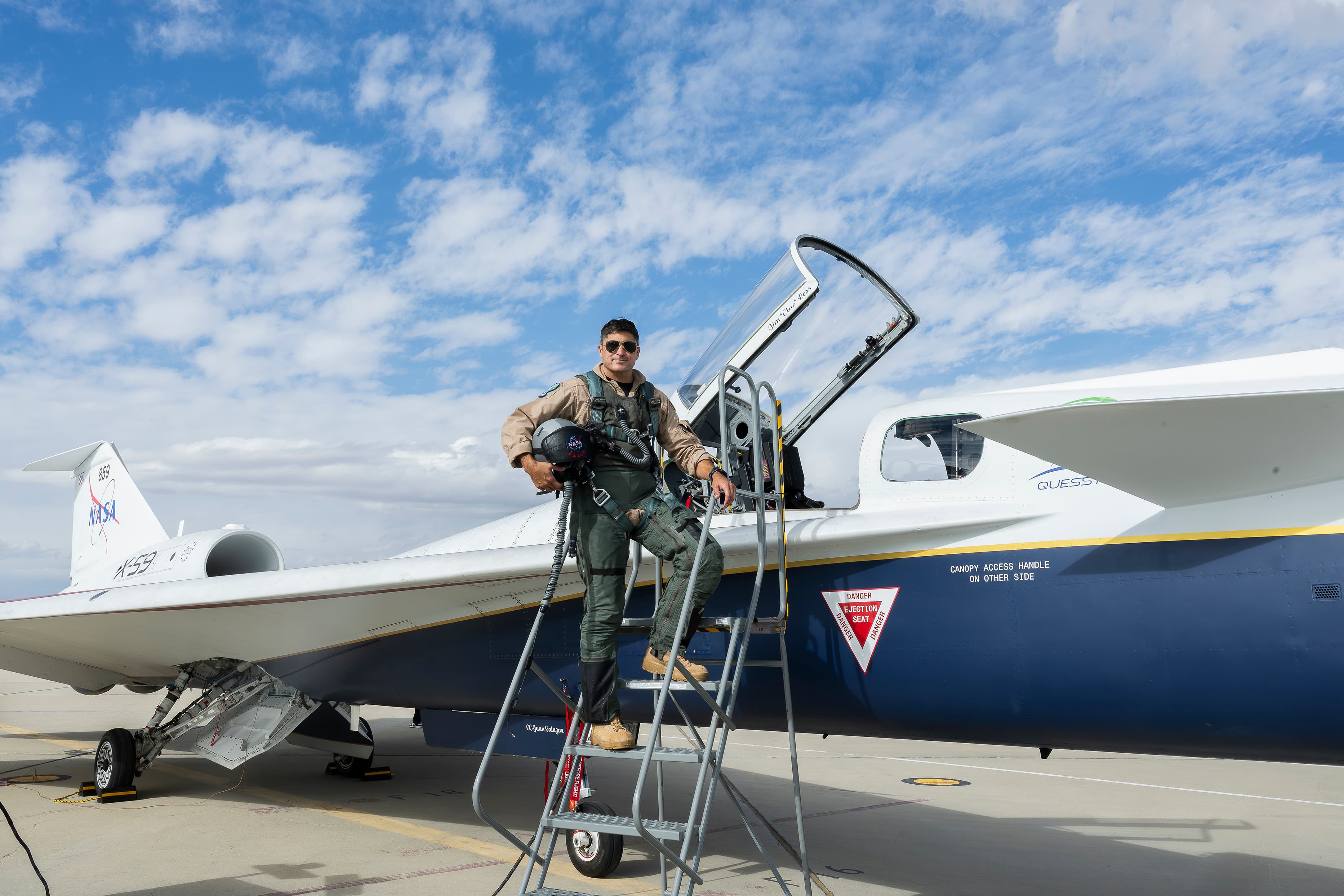 NASA's X-59 Aircraft and Test Pilot