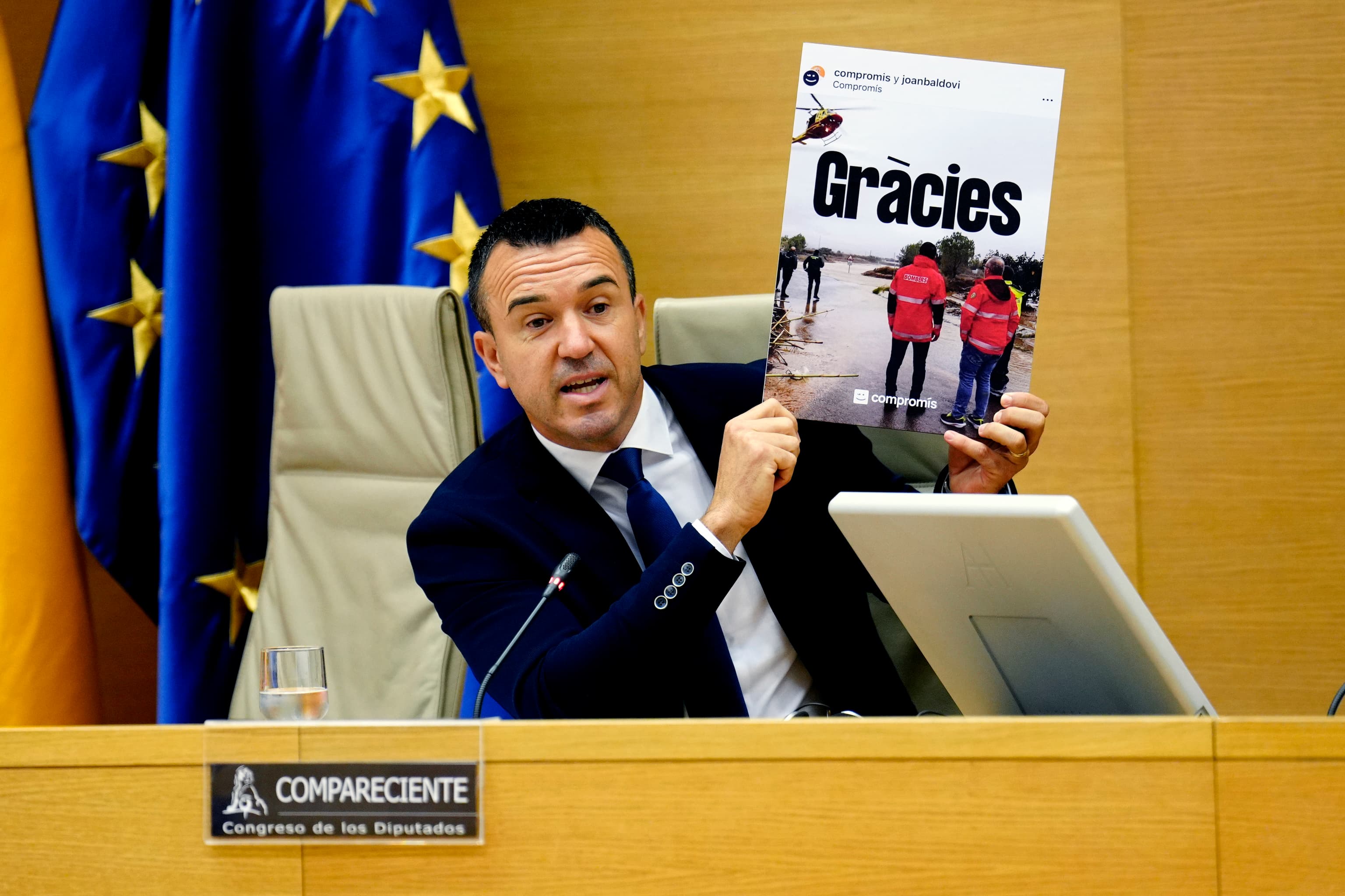 El presidente de la Diputación de Valencia, Vicente Mompó, admite que la gestión de la dana "fue un desastre" pero acusa al Gobierno de "instrumentalizar la catástrofe"